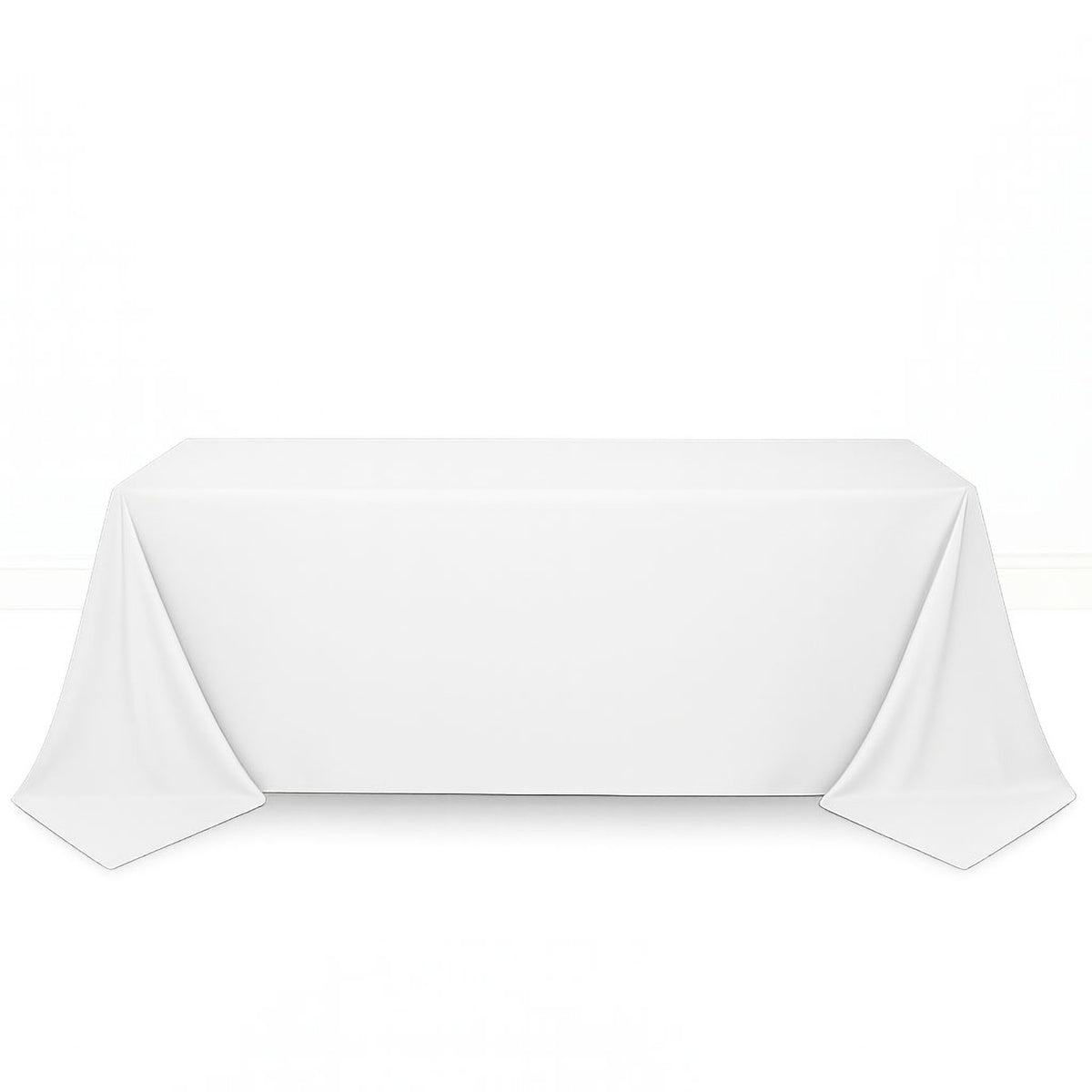 Scuba Polyester Rectangular Tablecloth 90"x132" - By TCF Linens
