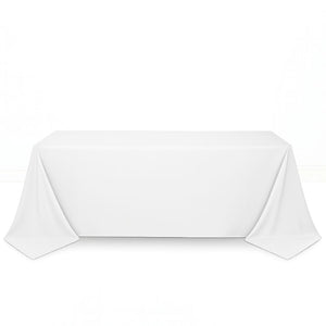 Scuba Polyester Rectangular Tablecloth 90"x132" - By TCF Linens