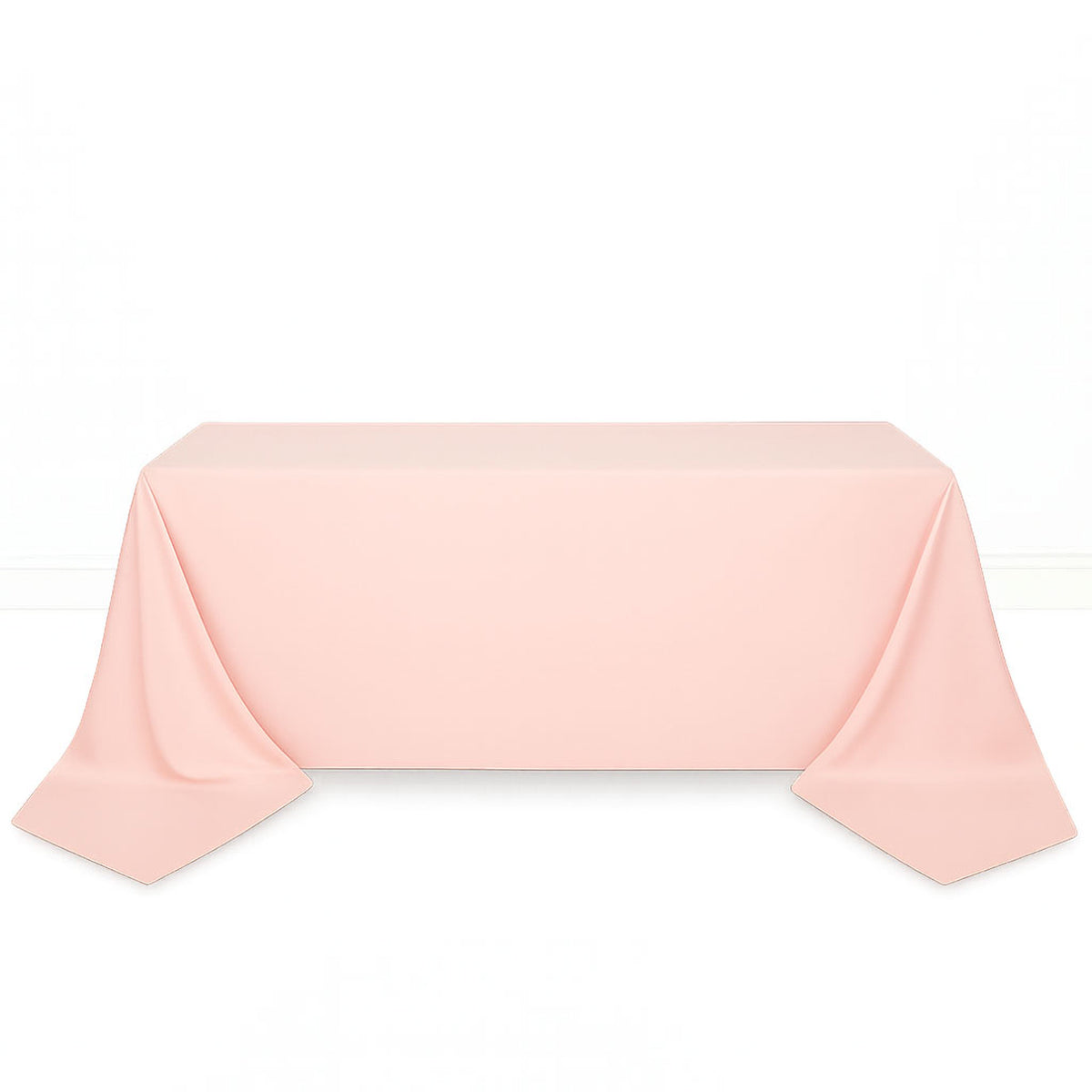 Scuba Polyester Rectangular Tablecloth 90"x156" - By TCF Linens
