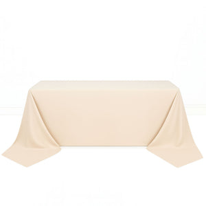 Scuba Polyester Rectangular Tablecloth 90"x156" - By TCF Linens