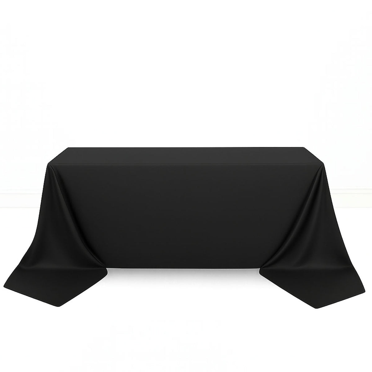 Scuba Polyester Rectangular Tablecloth 90"x156" - By TCF Linens
