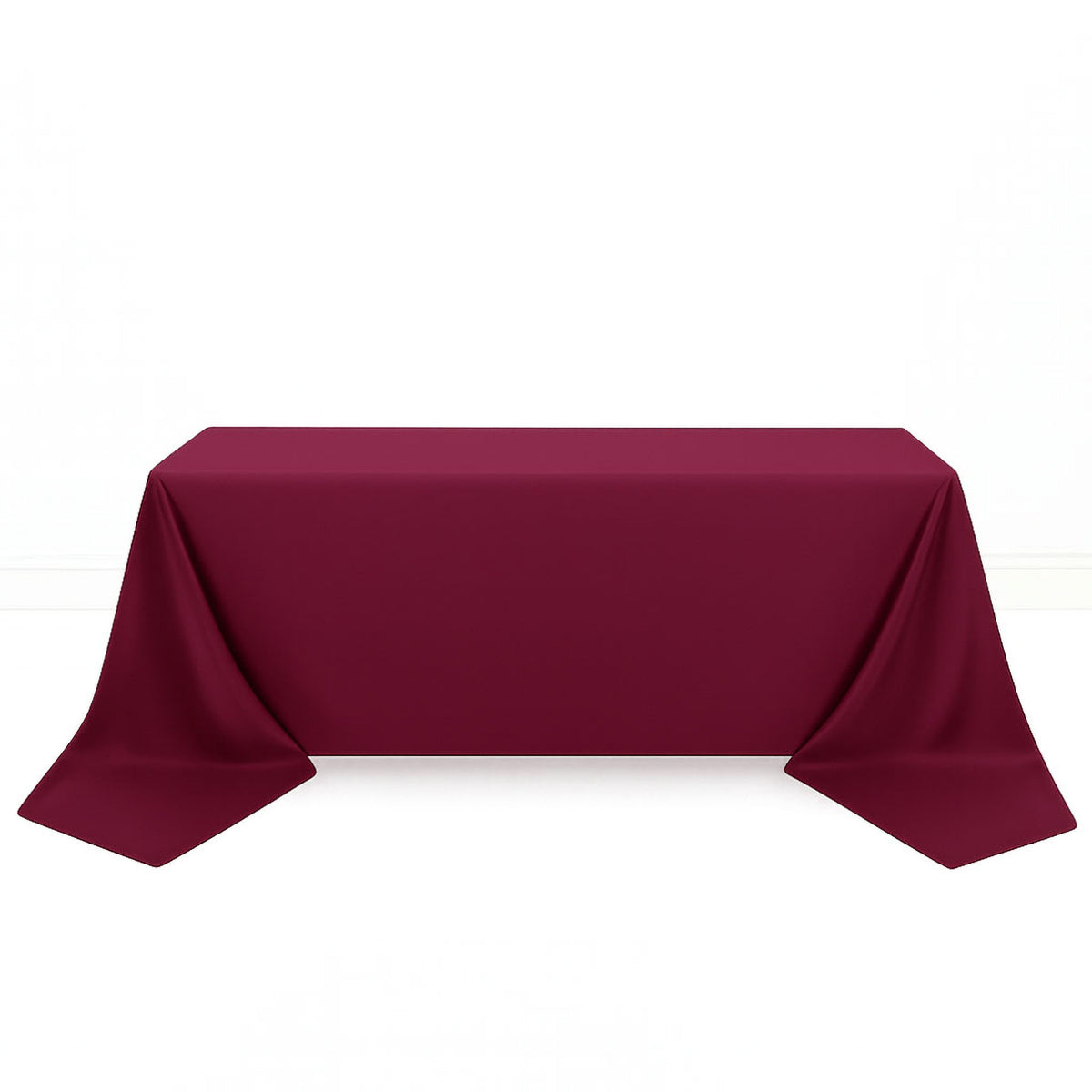 Scuba Polyester Rectangular Tablecloth 90"x156" - By TCF Linens