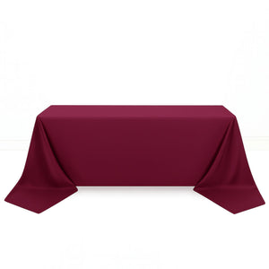 Scuba Polyester Rectangular Tablecloth 90"x156" - By TCF Linens