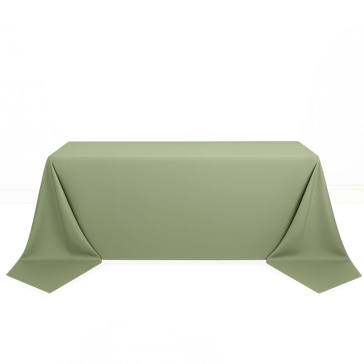 Scuba Polyester Rectangular Tablecloth 90"x156" - By TCF Linens