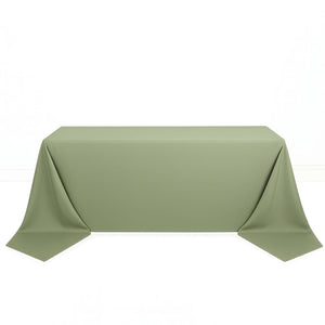 Scuba Polyester Rectangular Tablecloth 90"x156" - By TCF Linens