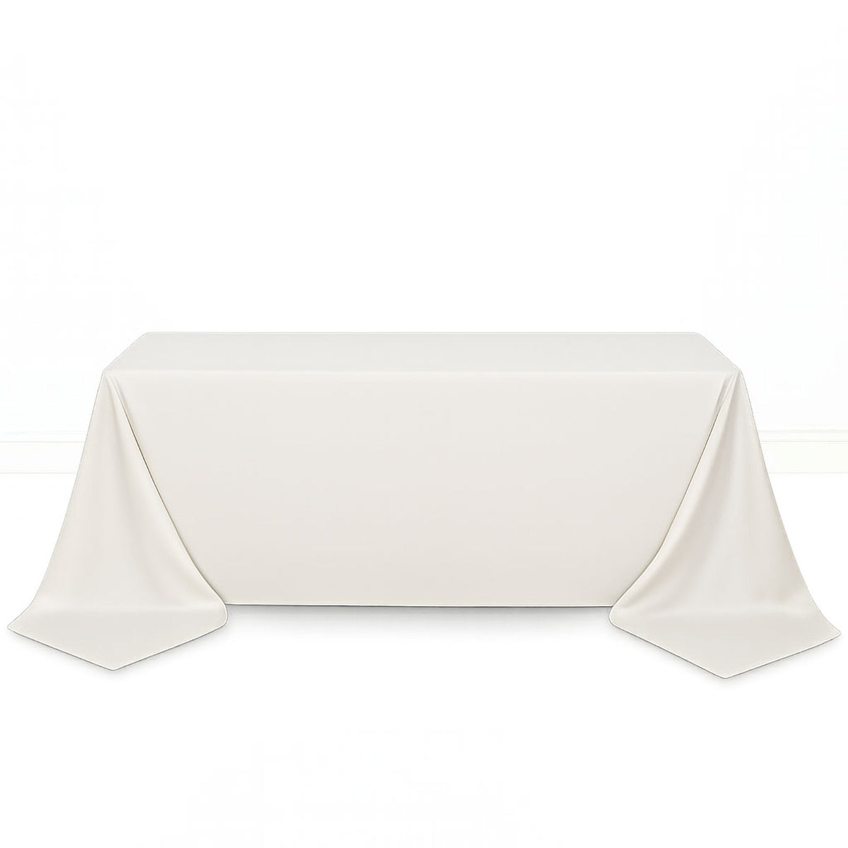 Scuba Polyester Rectangular Tablecloth 90"x156" - By TCF Linens