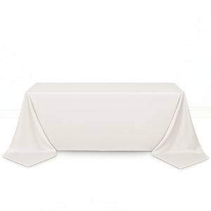 Scuba Polyester Rectangular Tablecloth 90"x156" - By TCF Linens