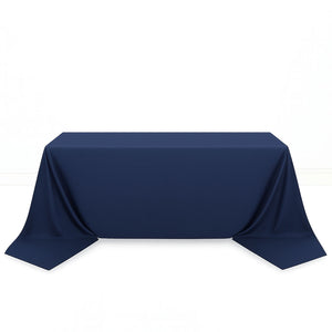 Scuba Polyester Rectangular Tablecloth 90"x156" - By TCF Linens