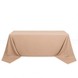 Scuba Polyester Rectangular Tablecloth 90"x156" - By TCF Linens