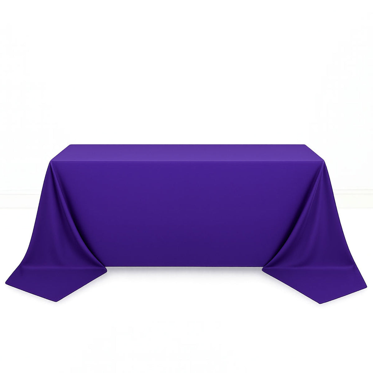 Scuba Polyester Rectangular Tablecloth 90"x156" - By TCF Linens