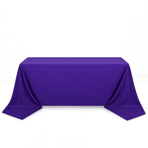 Scuba Polyester Rectangular Tablecloth 90"x156" - By TCF Linens