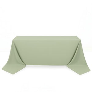 Scuba Polyester Rectangular Tablecloth 90"x156" - By TCF Linens