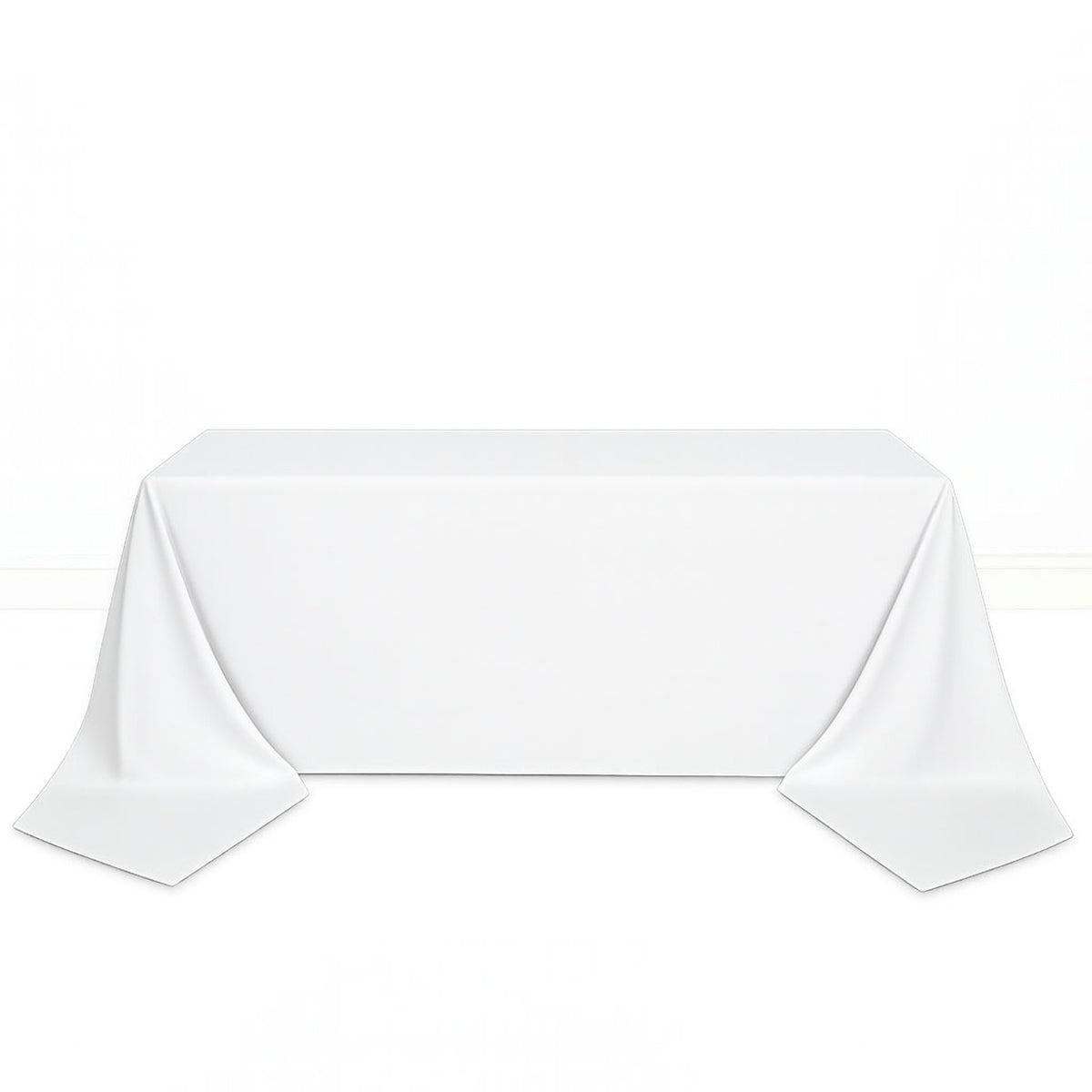 Scuba Polyester Rectangular Tablecloth 90"x156" - By TCF Linens