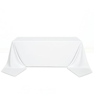 Scuba Polyester Rectangular Tablecloth 90"x156" - By TCF Linens