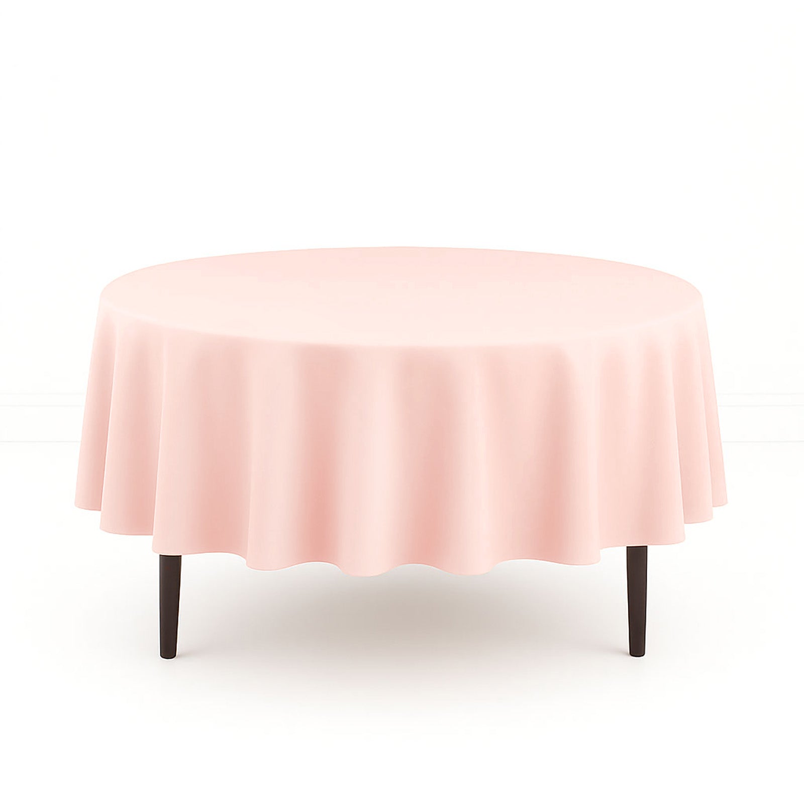 Scuba Polyester Round Tablecloth 90" - By TCF Linens