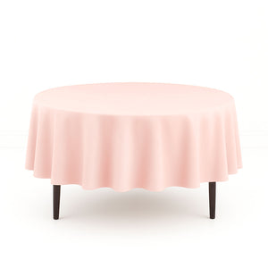 Scuba Polyester Round Tablecloth 90" - By TCF Linens