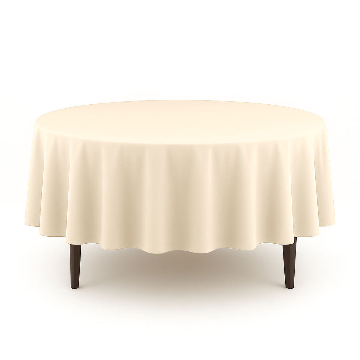 Scuba Polyester Round Tablecloth 90" - By TCF Linens