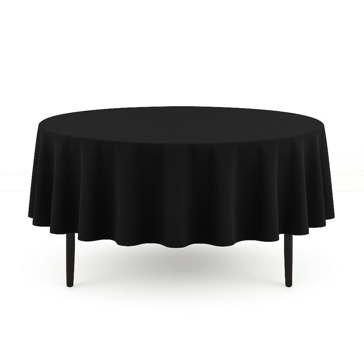 Scuba Polyester Round Tablecloth 90" - By TCF Linens