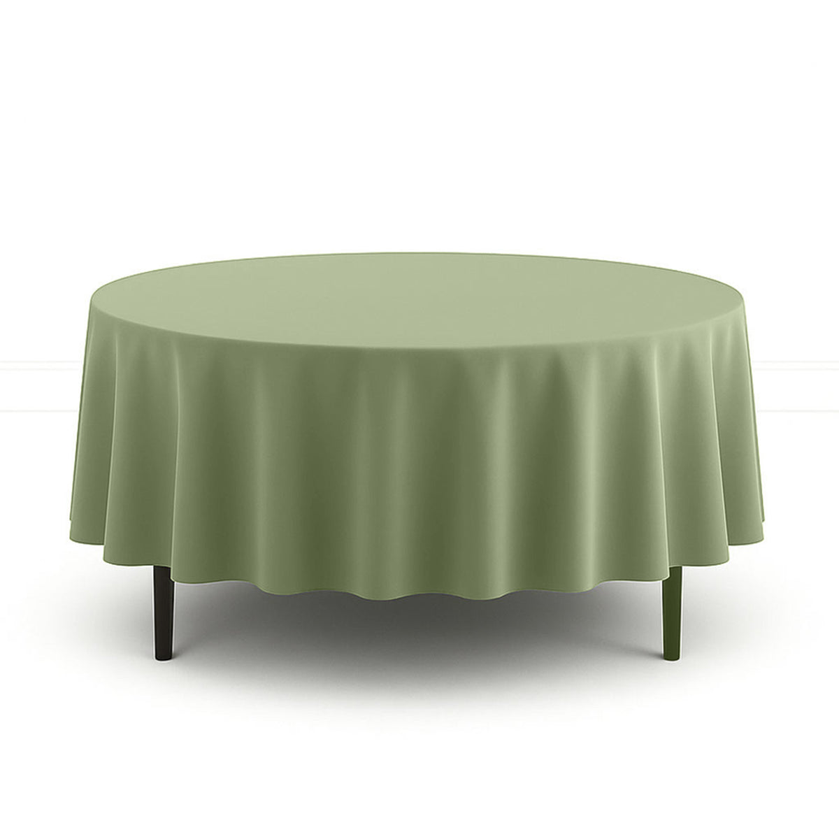 Scuba Polyester Round Tablecloth 90" - By TCF Linens