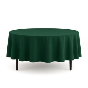 Scuba Polyester Round Tablecloth 90" - By TCF Linens