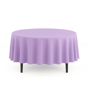 Scuba Polyester Round Tablecloth 90" - By TCF Linens