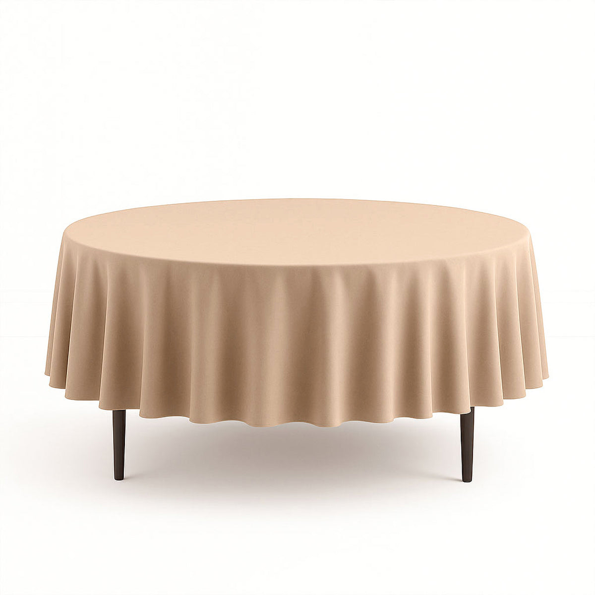 Scuba Polyester Round Tablecloth 90" - By TCF Linens