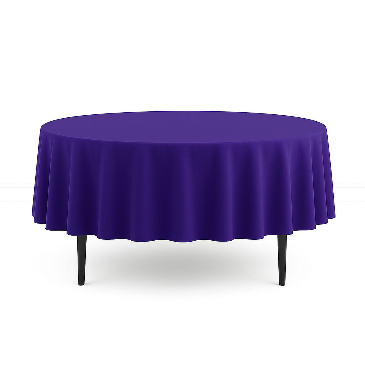 Scuba Polyester Round Tablecloth 90" - By TCF Linens