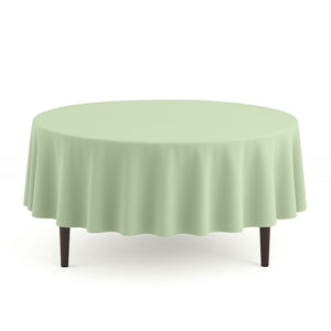 Scuba Polyester Round Tablecloth 90" - By TCF Linens