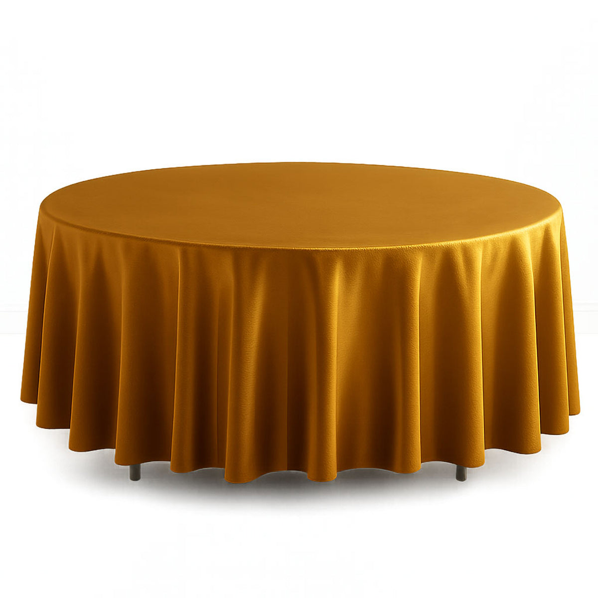 Scuba Polyester Round Tablecloth 108" - By TCF Linens