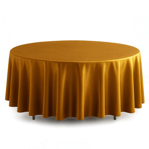 Scuba Polyester Round Tablecloth 108" - By TCF Linens