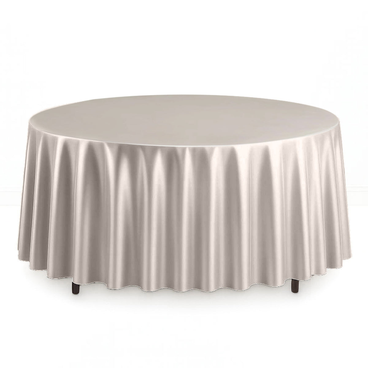 Scuba Polyester Round Tablecloth 108" - By TCF Linens