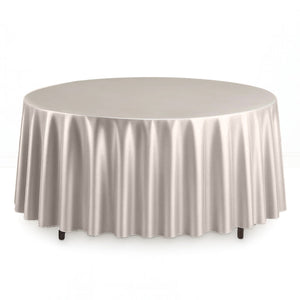 Scuba Polyester Round Tablecloth 108" - By TCF Linens