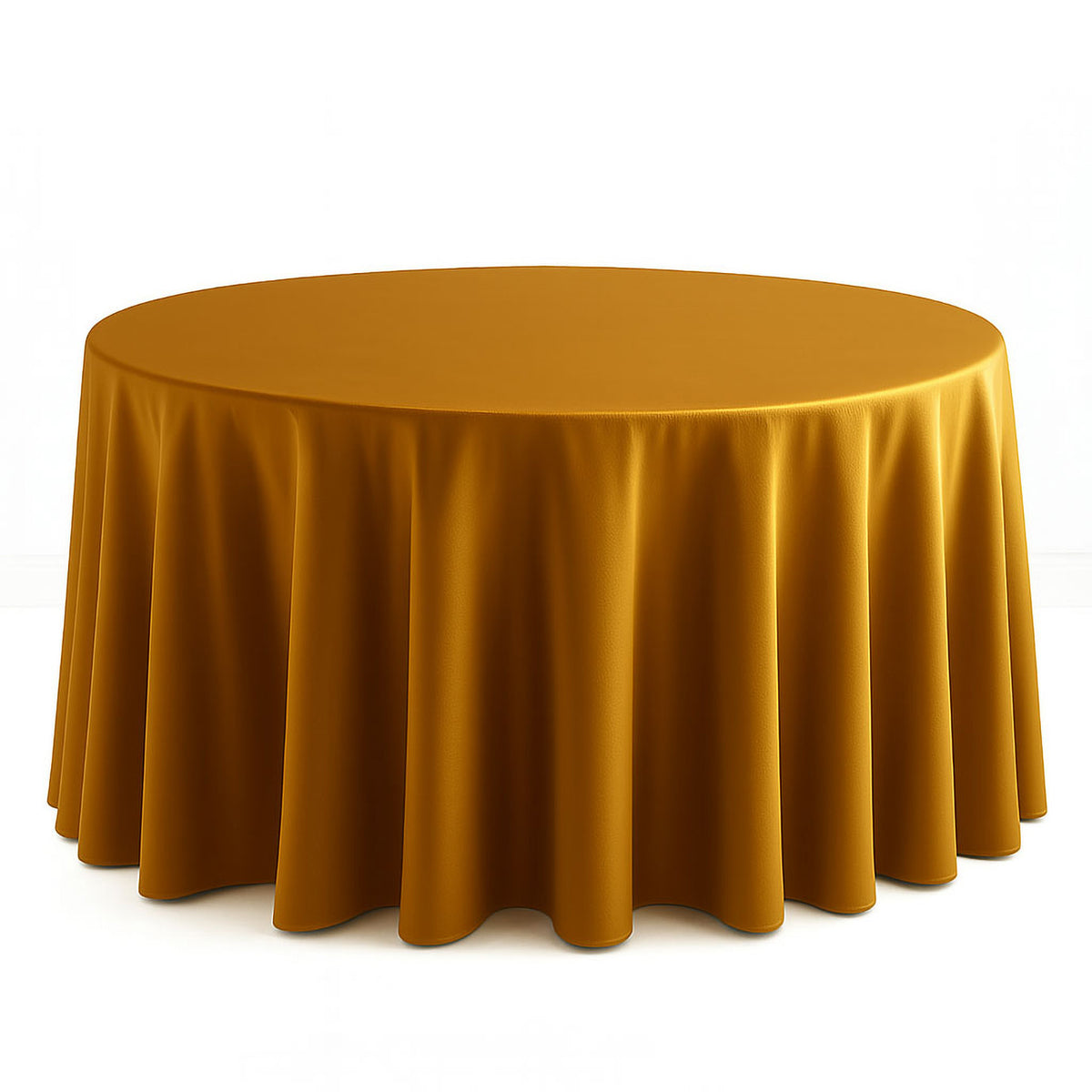 Scuba Polyester Round Tablecloth 120" - By TCF Linens