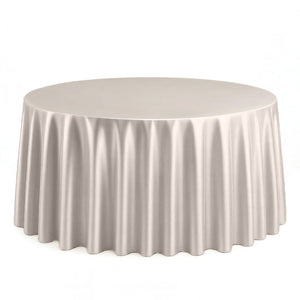 Scuba Polyester Round Tablecloth 120" - By TCF Linens