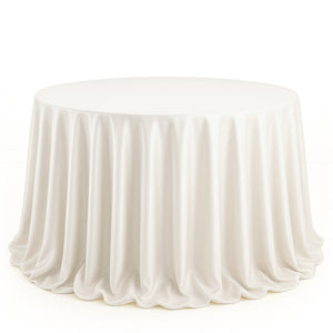 Scuba Polyester Round Tablecloth 132" - By TCF Linens