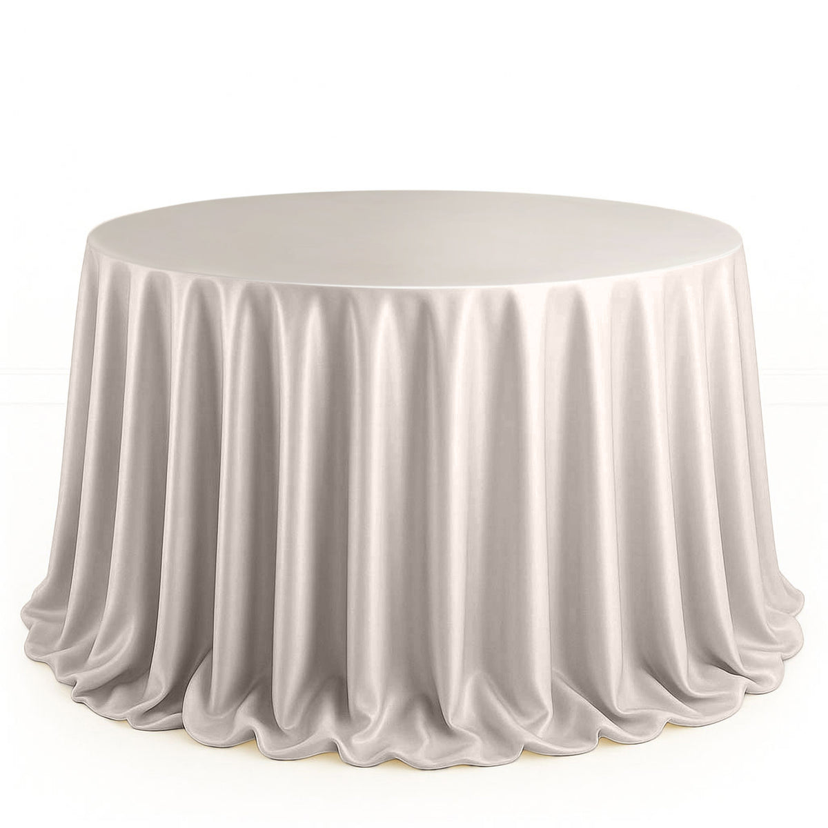 Scuba Polyester Round Tablecloth 132" - By TCF Linens
