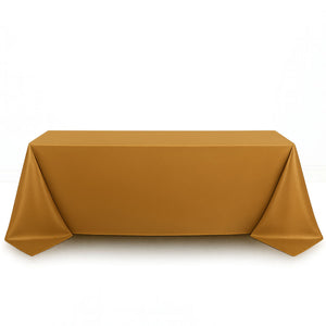 Scuba Polyester Rectangular Tablecloth 90"x132" - By TCF Linens