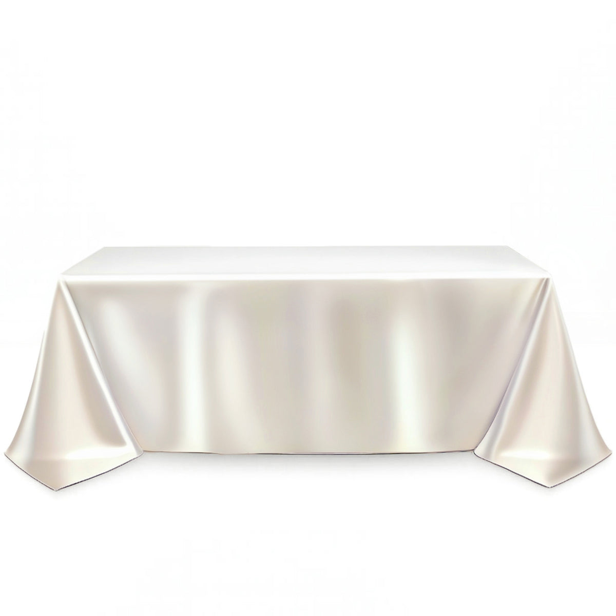 Scuba Polyester Rectangular Tablecloth 90"x132" - By TCF Linens