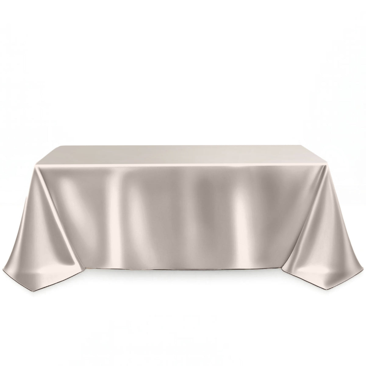Scuba Polyester Rectangular Tablecloth 90"x132" - By TCF Linens