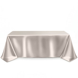 Scuba Polyester Rectangular Tablecloth 90"x132" - By TCF Linens