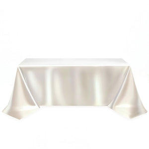Scuba Polyester Rectangular Tablecloth 90"x156" - By TCF Linens