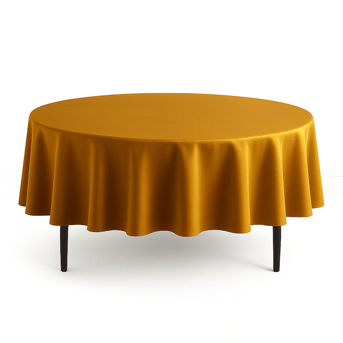 Scuba Polyester Round Tablecloth 90" - By TCF Linens
