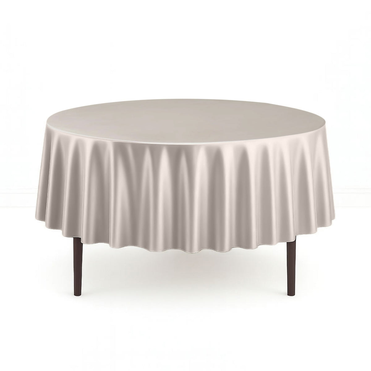 Scuba Polyester Round Tablecloth 90" - By TCF Linens
