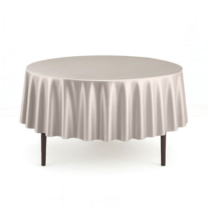 Scuba Polyester Round Tablecloth 90" - By TCF Linens