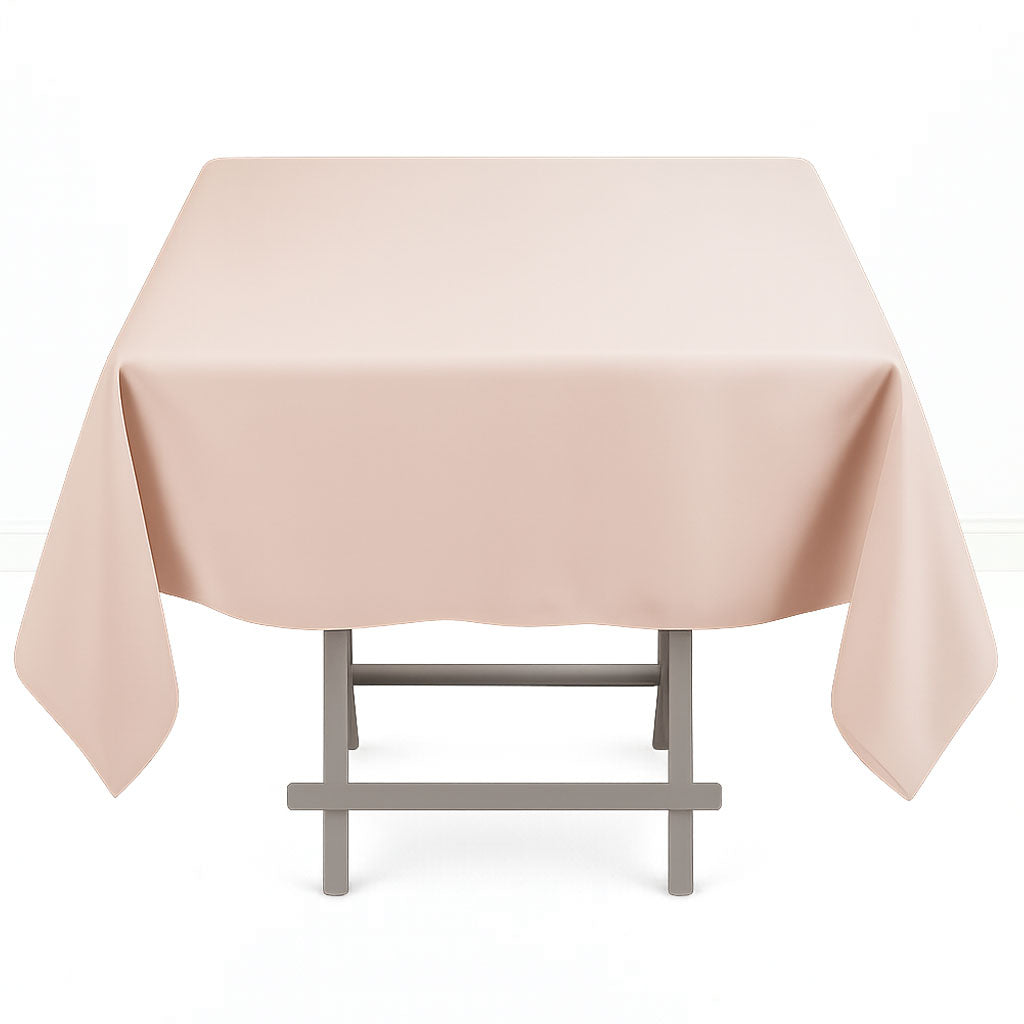 Premium Polyester Square Tablecloth 54"x54" - 220GSM - By TCF Linens