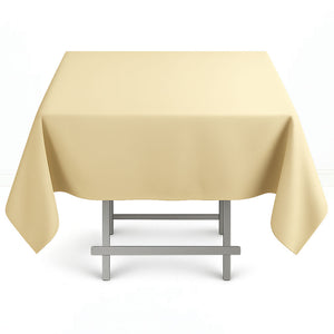 Premium Polyester Square Tablecloth 54"x54" - 220GSM - By TCF Linens