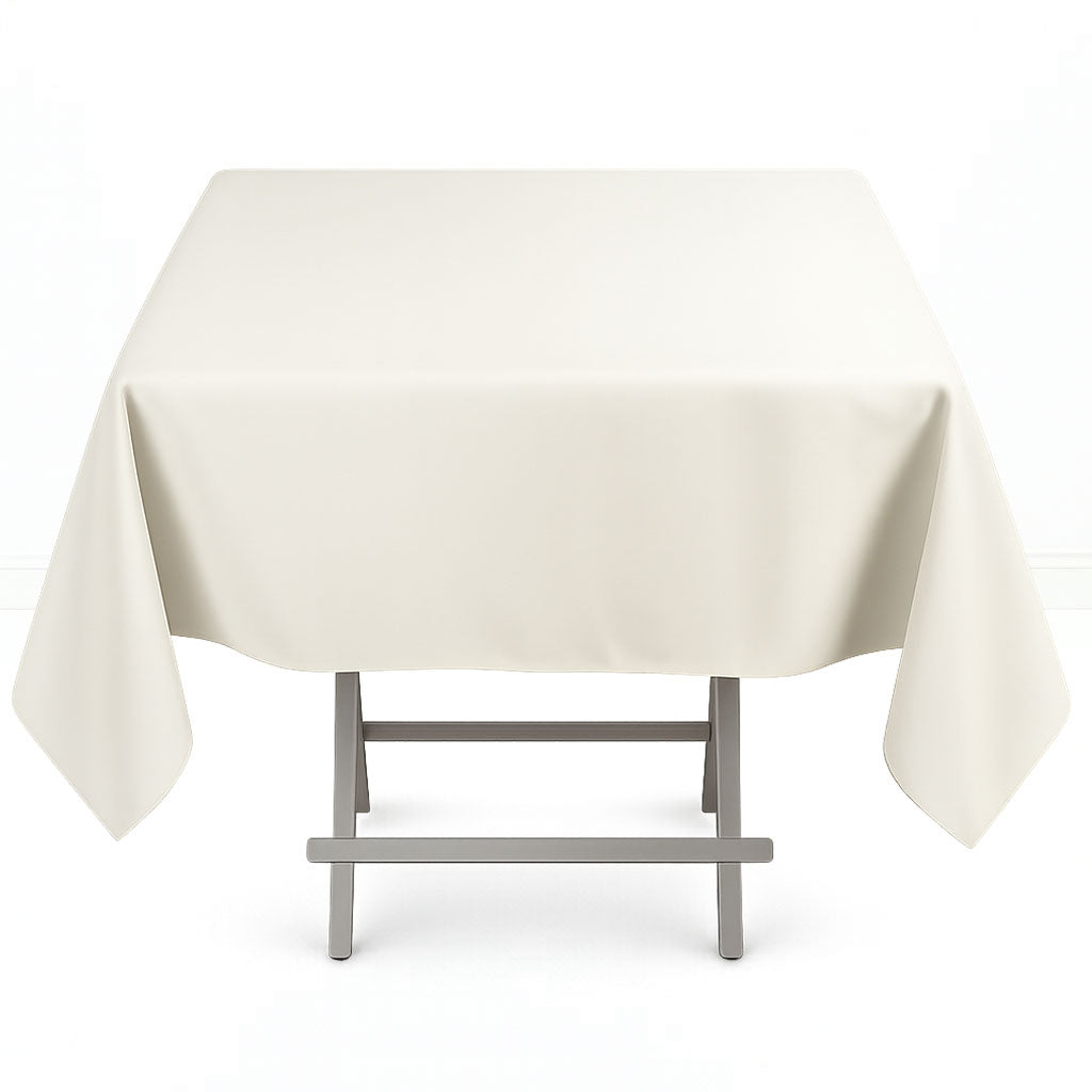 Premium Polyester Square Tablecloth 54"x54" - 220GSM - By TCF Linens