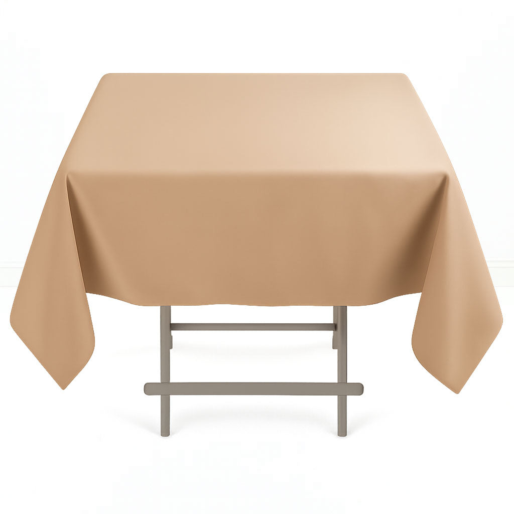 Premium Polyester Square Tablecloth 54"x54" - 220GSM - By TCF Linens