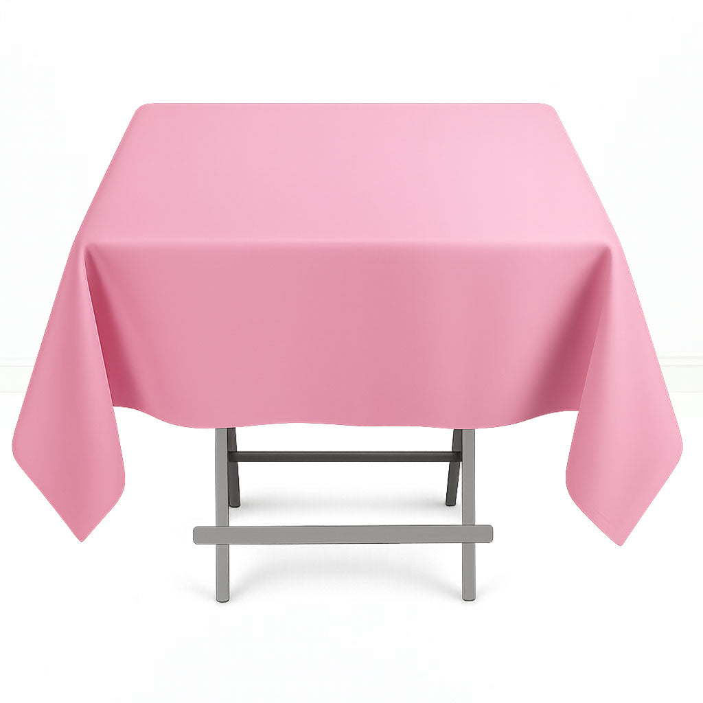 Premium Polyester Square Tablecloth 54"x54" - 220GSM - By TCF Linens