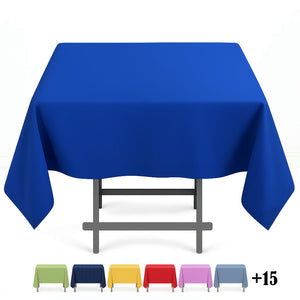 Premium Polyester Square Tablecloth 54"x54" - 220GSM - By TCF Linens